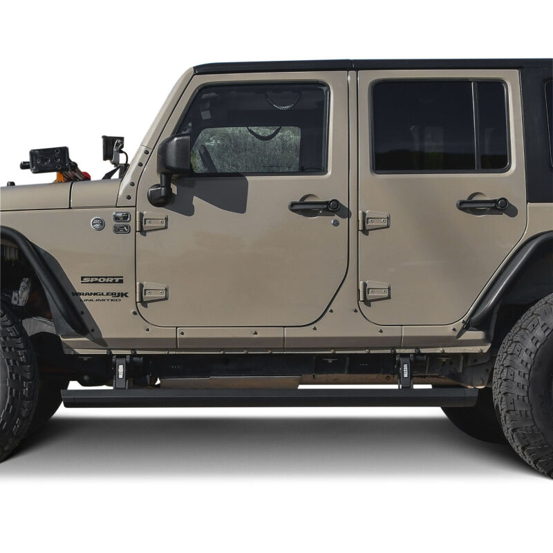 Westin 07-18 Jeep Wrangler JK Unlimited Pro-e Electric Running Boards - Textured Black