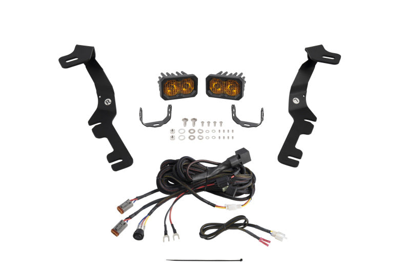 Diode Dynamics Stage Series Ditch Light Kit for 2019-Present Ram C2 - Sport Yellow Combo