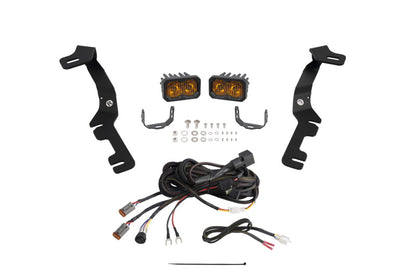 Diode Dynamics Stage Series Ditch Light Kit for 2019-Present Ram C2 - Sport Yellow Combo