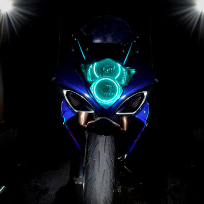 Oracle Suzuki GSX-R 1000 06-07 LED Motorcycle Halo Kit - ColorSHIFT