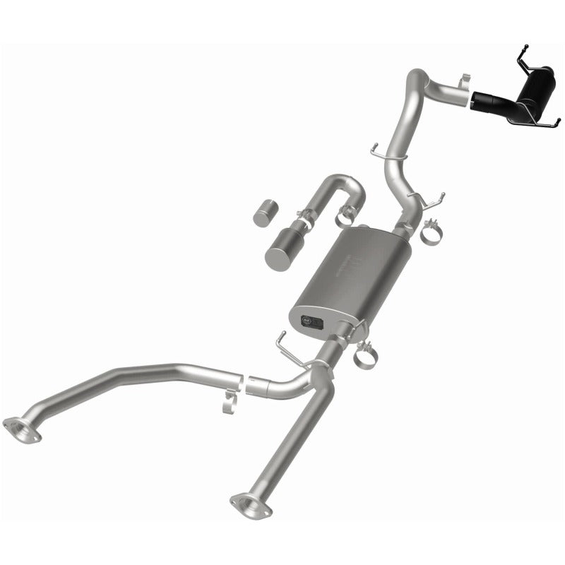 MagnaFlow 2023 Toyota Sequoia Overland Series Black Axle-Back Exhaust