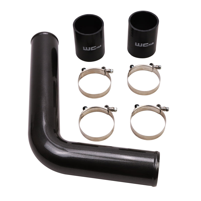 Wehrli 03-07 Cummins 5.9L Driver Side 3in Intercooler Pipe - Bronze Chrome