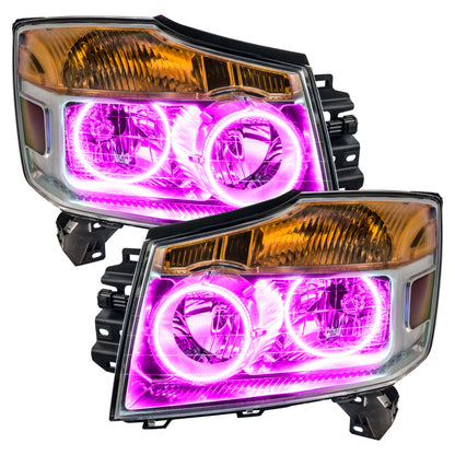 Oracle Nissan Armada 08-15 Halo Kit - ColorSHIFT w/ Simple Controller