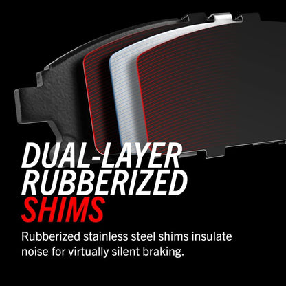 Power Stop 2017 Buick Regal Front Z17 Evolution Ceramic Brake Pads w/Hardware