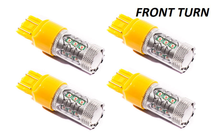 Diode Dynamics 7443 LED Bulb XP80 LED - Amber Set of 4