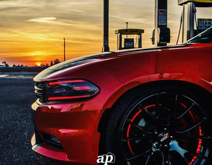 Oracle 15-21 Dodge Charger RGB+W DRL Headlight DRL Upgrade Kit - ColorSHIFT