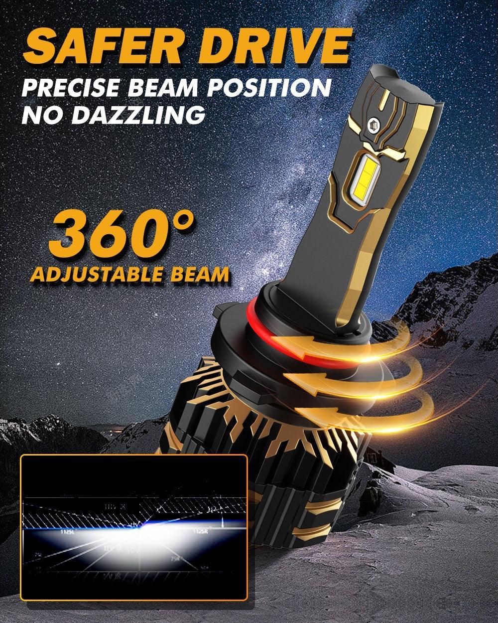 For 2007 GMC Sierra 1500 Classic 9005 LED Headlight Bulbs Bundle