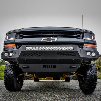 Westin 16-19 Chevy/GMC Silverado/Sierra 1500 Pro-Mod Front Bumper - Textured Black