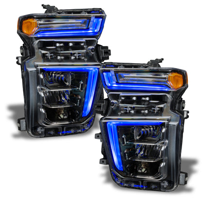 Oracle 2021 Chevy Silverado HD 2500/3500 RGB+W Headlight DRL Upgrade Kit ColorSHIFT 2