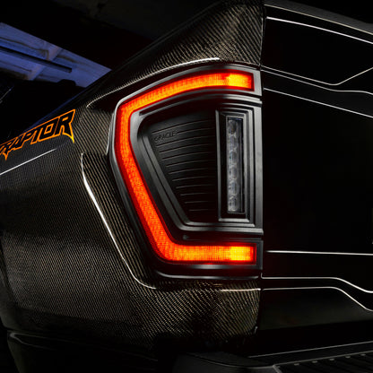 Oracle Lighting 21-24 Ford F-150 (Black Series) Flush Style LED Tail Lights
