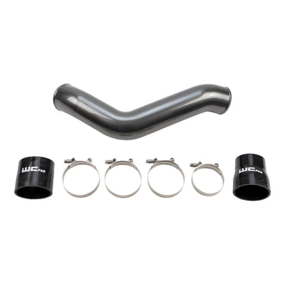 Wehrli 19-24 Cummins 6.7L Driver Side 3.5in Intercooler Pipe - Flat Black