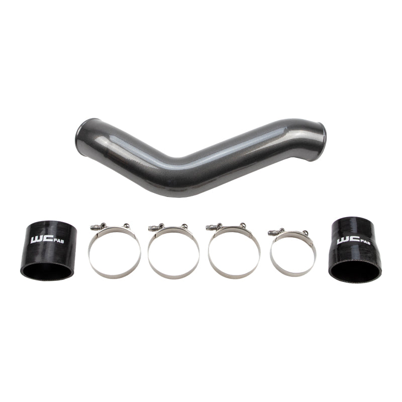 Wehrli 19-24 Cummins 6.7L Driver Side 3.5in Intercooler Pipe - Bronze Chrome