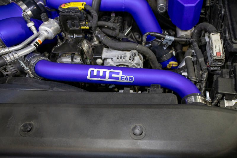 Wehrli 17-19 Chevrolet 6.6L L5P Duramax Upper Coolant Pipe - Bengal Blue