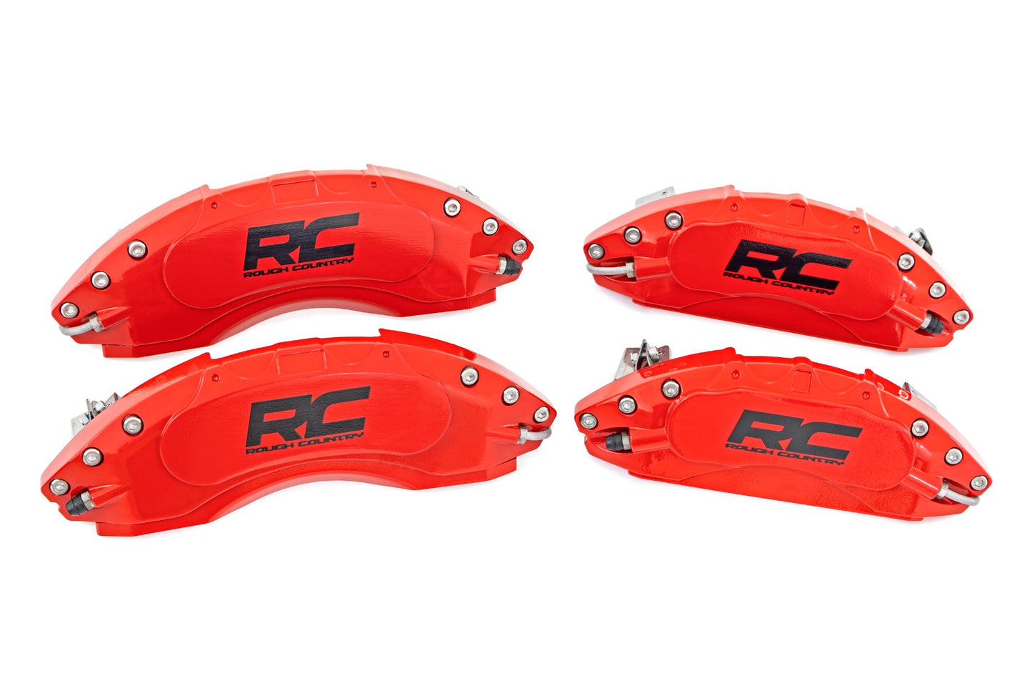 Caliper Covers | Front and Rear | Red | Chevy/GMC 2500HD/3500HD (20-26)