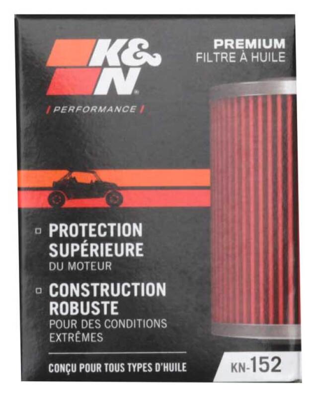 K&N Aprilia / Bombardier / Can-Am / Ski Doo 2.219in OD x 2.969in H Oil Filter