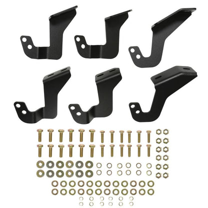 Westin 07-21 Toyota Tundra Double Cab Outlaw Nerf Step Bars - Textured Black