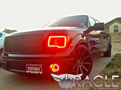Oracle Ford F-150/Raptor 09-14 Halo Kit - ColorSHIFT w/ Simple Controller