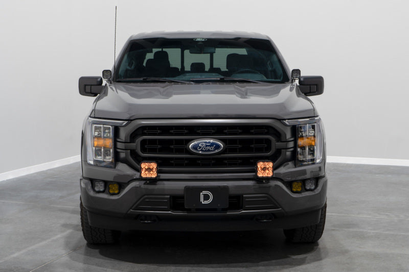 Diode Dynamics 21-22 Ford F-150 SS5 Bumper LED Pod Light Kit - Pro White Combo
