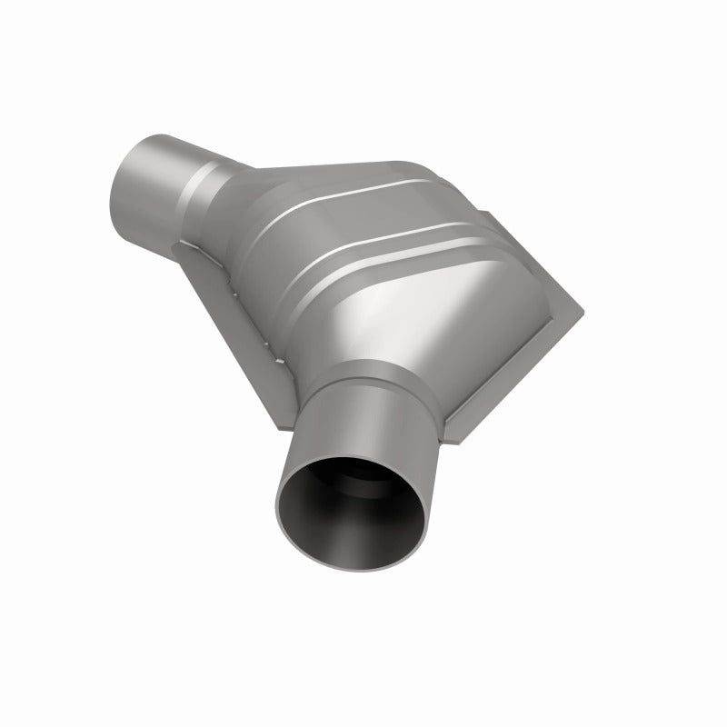 MagnaFlow Universal Catalytic Converter 2.25 Angled In/Out Front CA