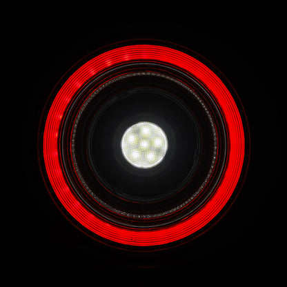 AlphaRex 10-15 Ferrari 458 NOVA-Series Prismatic LED Tail Lights Smoke