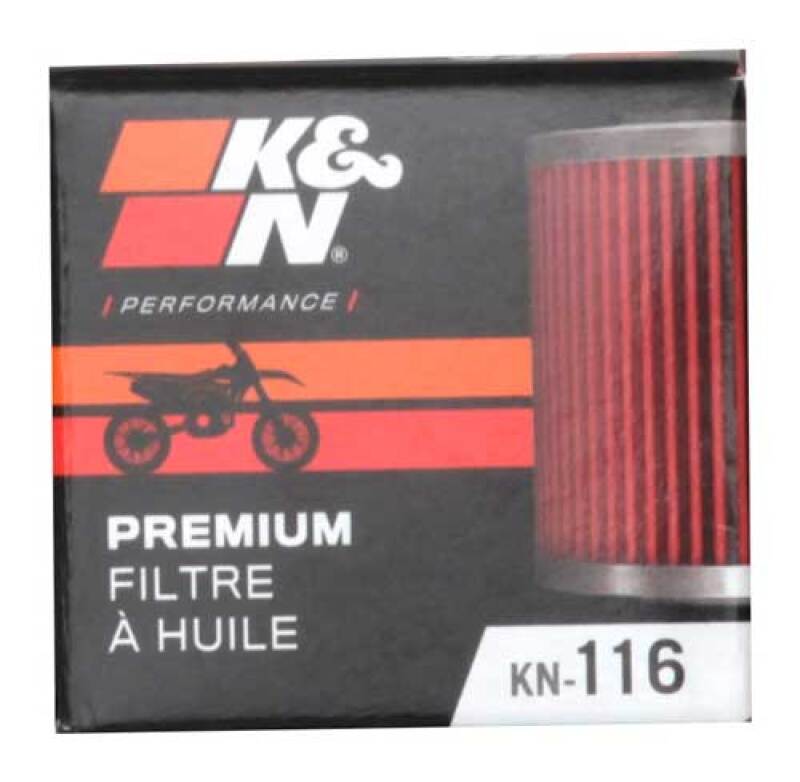K&N Honda/Husqvarna 1.625in OD x .438in ID x 1.406in H Oil Filter