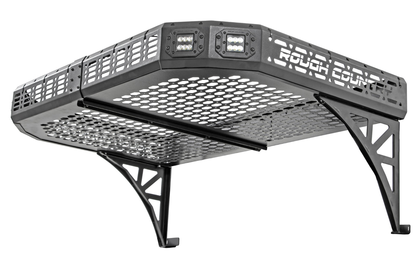 Cargo Rack | Dual 2" Black LED Pairs | Flush Mount | CFMOTO UFORCE 1000 