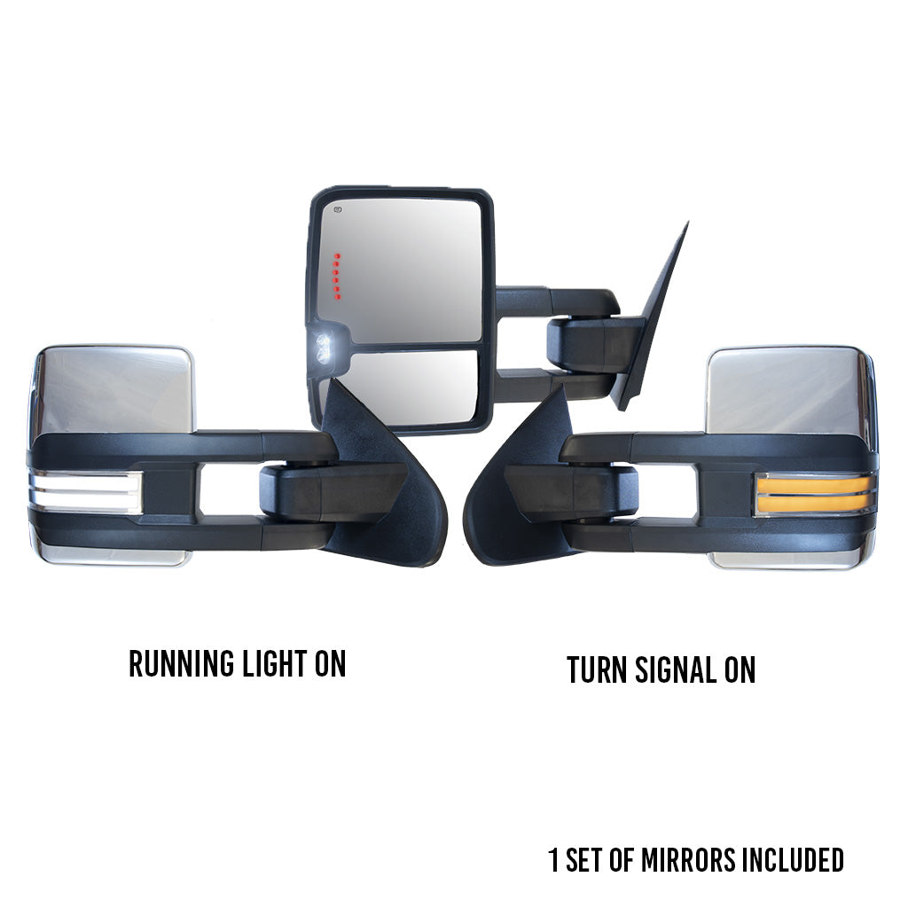 GM Style Dodge Ram 1500 Tow Mirrors (2009-2018) - Style 2