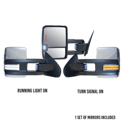 GM Style Dodge Ram 2500/3500 Tow Mirrors (2010-2018) - Style 2