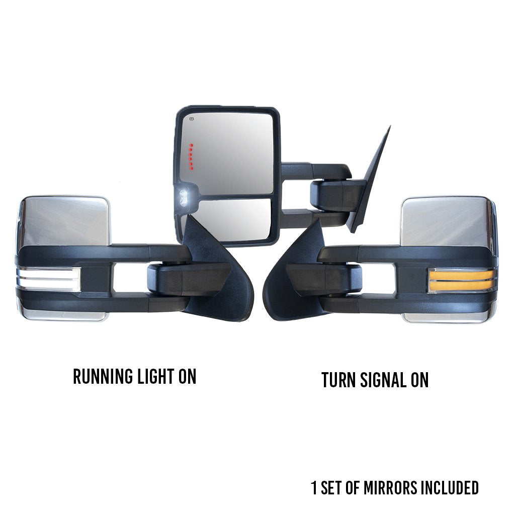 GM Style Dodge Ram 2500/3500 Tow Mirrors (2019-2022) - Style 2
