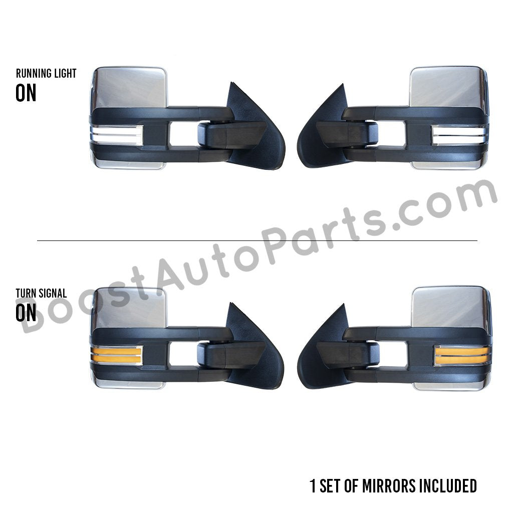 GM Style Dodge Ram 2500/3500 Tow Mirrors (2019-2022) - Style 2