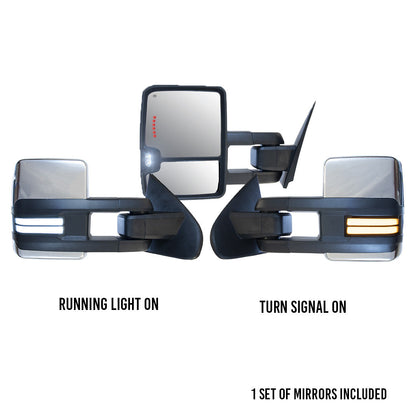 GM Style Dodge Ram 2500/3500 Tow Mirrors (2010-2018) - Style 2