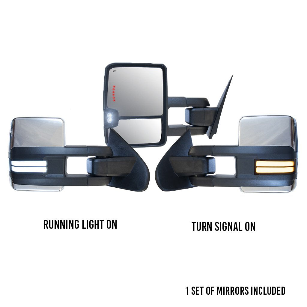 GM Style Dodge Ram 2500/3500 Tow Mirrors (2019-2022) - Style 2