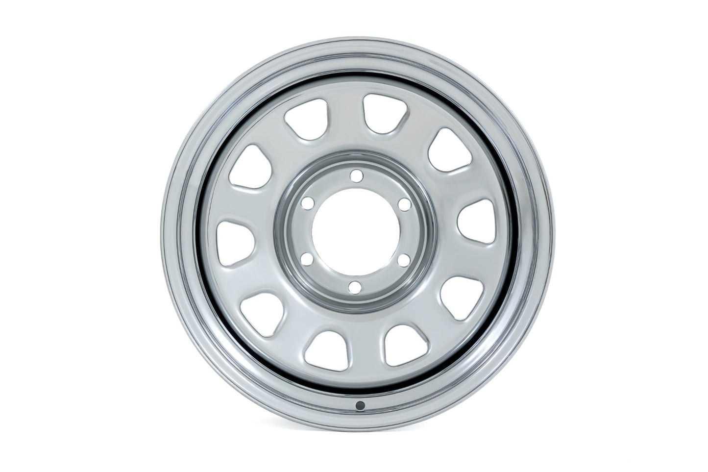 Steel Wheel | Chrome | 15x8 | 5x5.5 | 4.25 Bore | -19mm