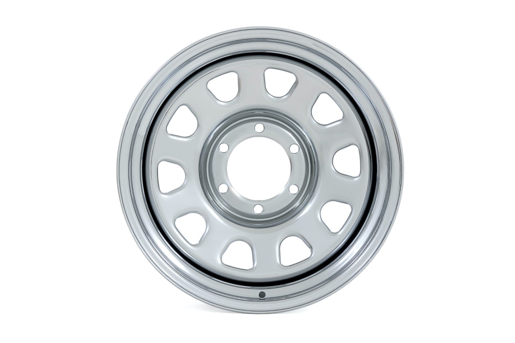 Steel Wheel | Chrome | 15x8 | 5x5.5 | 4.25 Bore | -19mm
