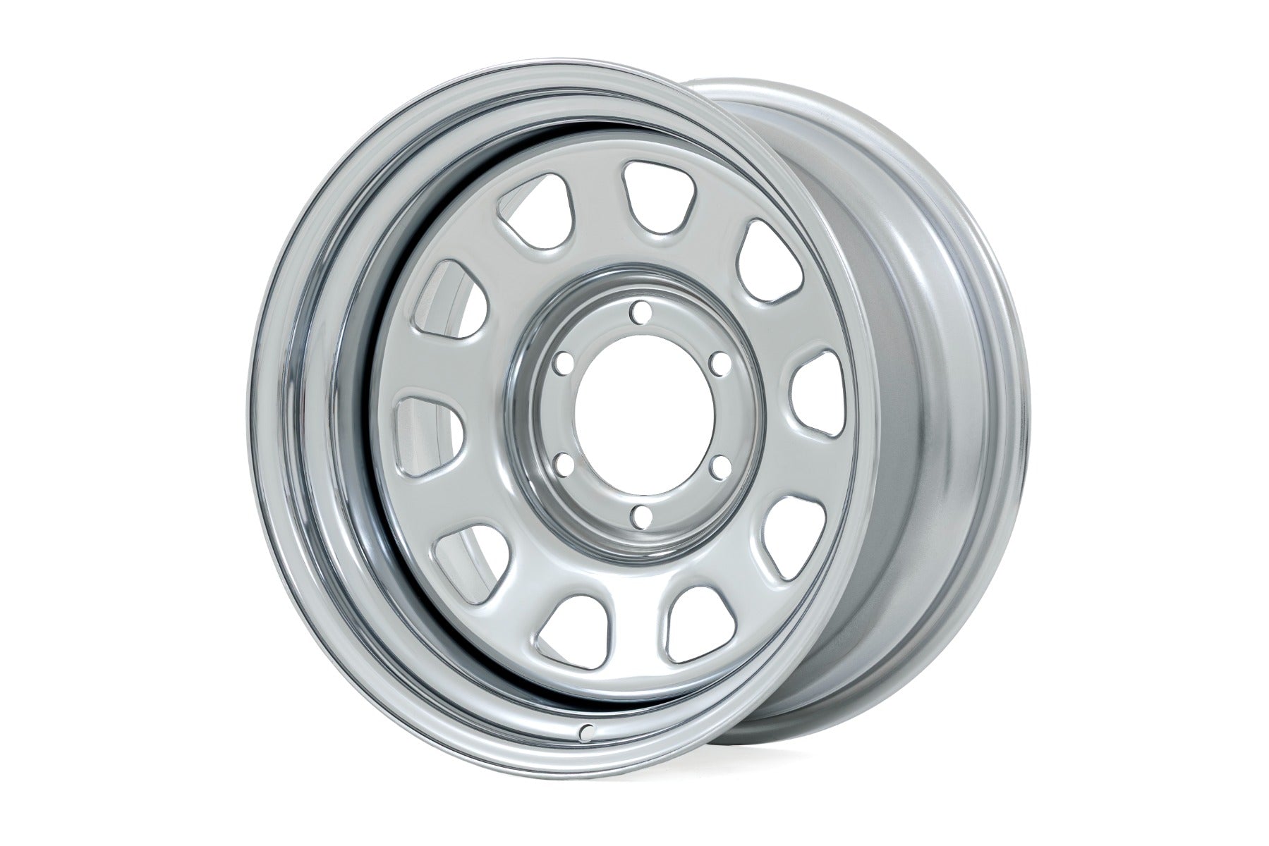 Steel Wheel | Chrome | 17x9 | 6x5.5 | 4.25 Bore | -12