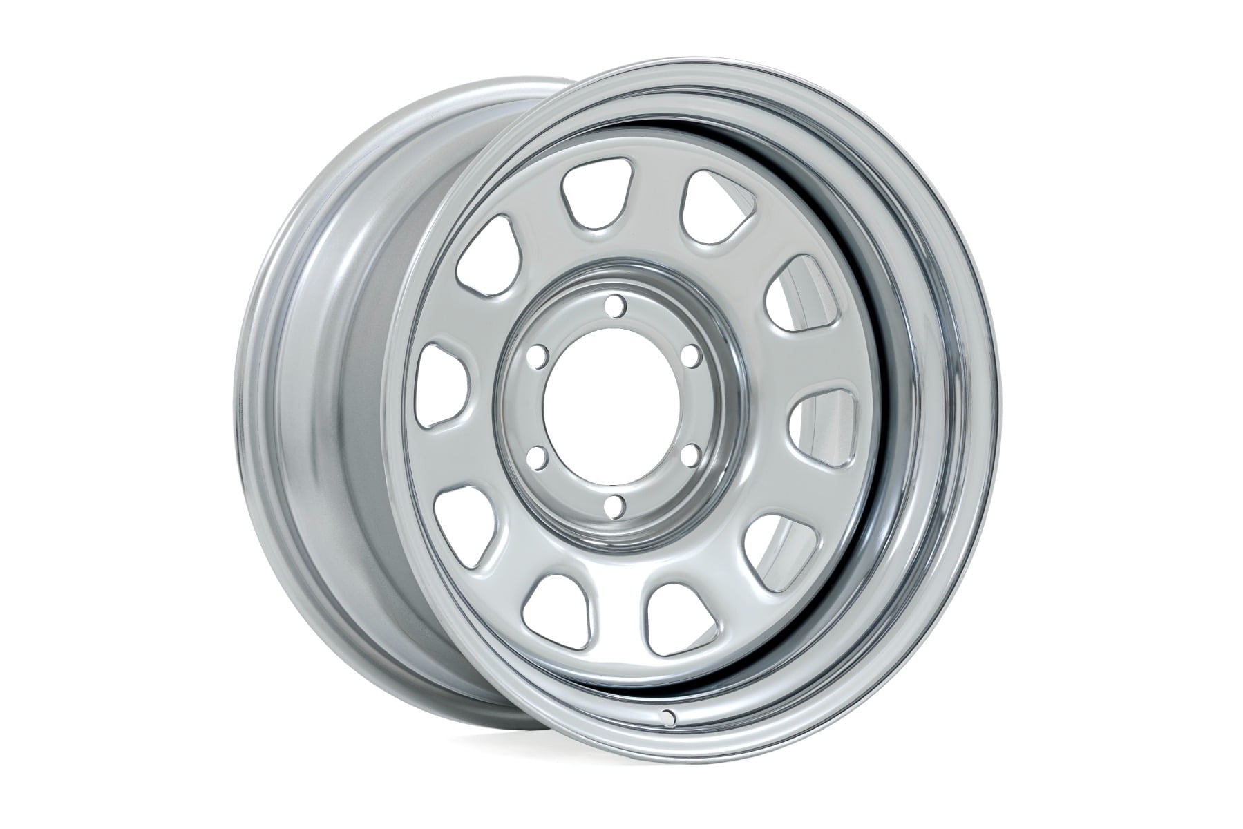 Steel Wheel | Chrome | 17x9 | 6x5.5 | 4.25 Bore | -12