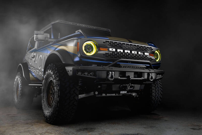 Oracle 2021+ Ford Bronco Oculus Bi-LED Projector Headlights - ColorSHIFT LED