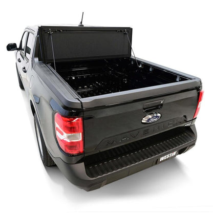 Westin 22-26 Ford Maverick 4WD 4ft. 6in. Bed Hard Tri-Fold Tonneau Cover - Black