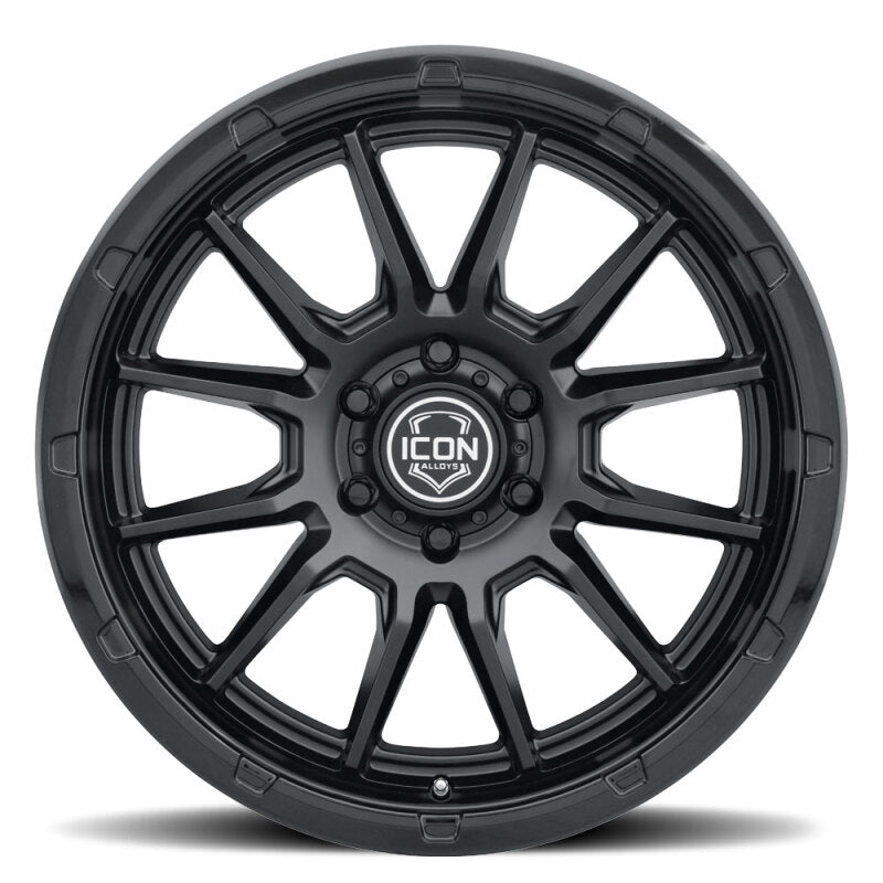 ICON Alloys Cajon 20x9 / 6x5.5 / 0mm / 5in BS Double Black Wheel