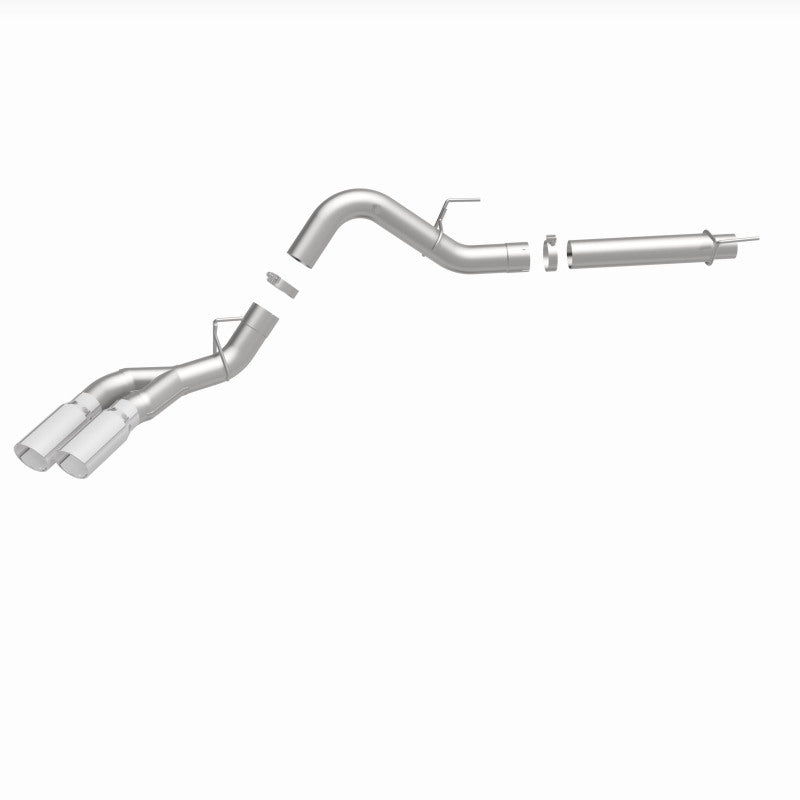 MagnaFlow CatBack 2018 Ford F-150 V6-3.0L Dual Exit Polished Stainless Exhaust - MF Series