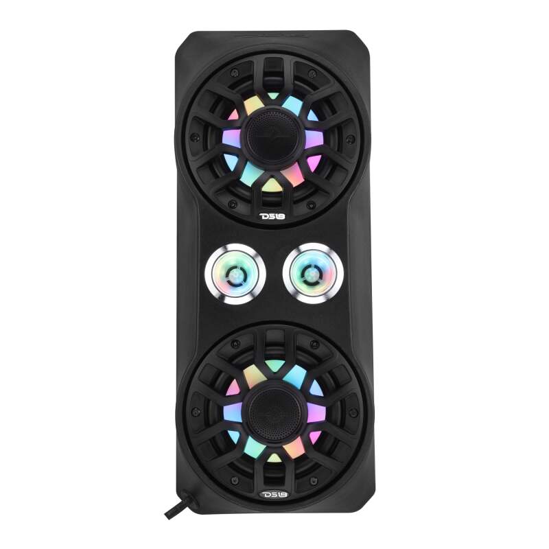 DS18 RZR Pro 20-24 Waterfall Center Console Enclosure IP65 2 x NXL-IQ6BK & PRO-TW7LD Included