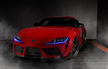 Oracle 20-21 Toyota Supra GR RGB+A Headlight DRL Kit - ColorSHIFT w/ BC1 Controller