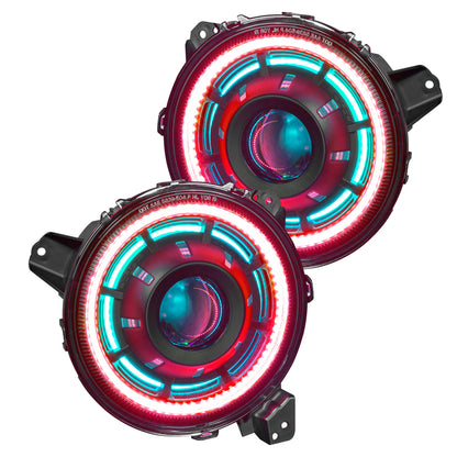 Oracle Oculus Bi-LED Projector Headlights for Jeep JL/Gladiator JT - w/o Controller