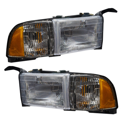 Oracle 94-02 Dodge Ram Pre-Assembled Halo Headlights - White