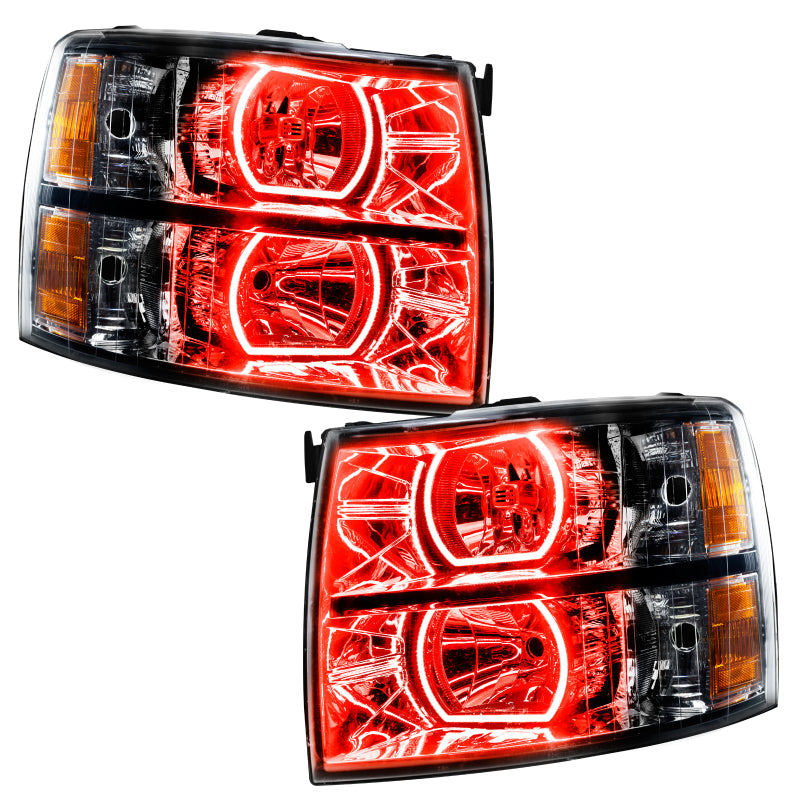 Oracle 07-13 Chevy Silverado SMD HL - Black - Square Style - w/ Simple Controller