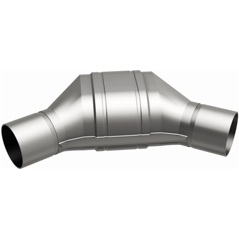 MagnaFlow Universal Catalytic Converter 2.25 Angled In/Out Front CA