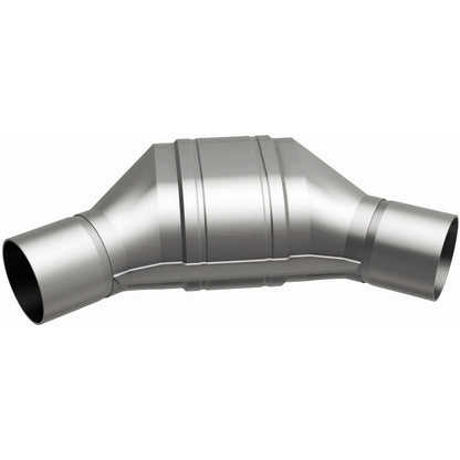 MagnaFlow Universal Catalytic Converter 2.25 Angled In/Out Front CA