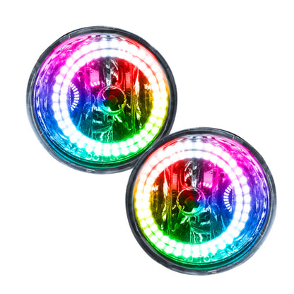 Oracle Nissan Titan 04-12 LED Fog Halo Kit - ColorSHIFT