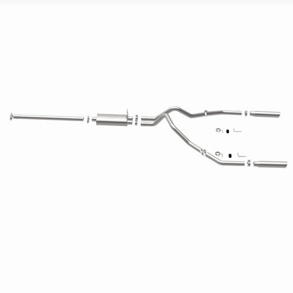 MagnaFlow Sys C/B 99 Ford F-Series Dual Exit