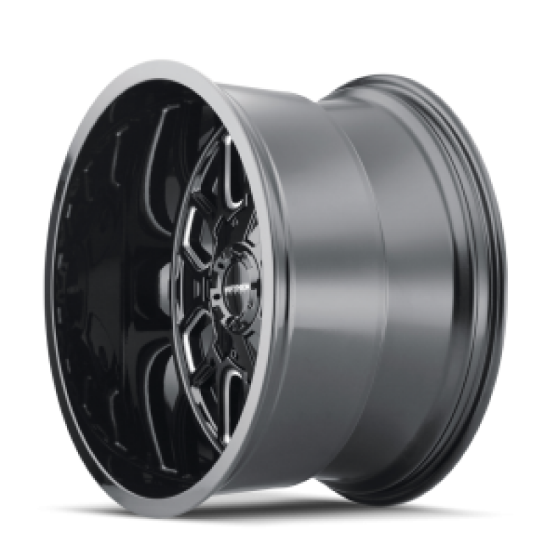 Mayhem 8107 Cogent 18x9 / 8x165.1 BP / 0mm Offset / 130.8mm Hub Gloss Black Milled Wheel